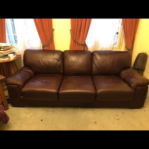 Leather Republic Lounge Sofa Bed Chocolate Brown Sofas Gumtree