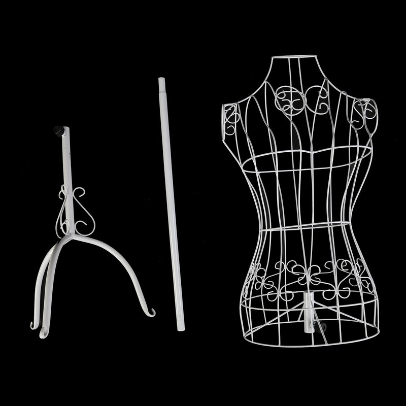 Adjust Female Mannequin Stand Designer Metal Model Iron Tailor Display