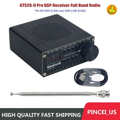 HamGeek ATS20-II Pro DSP Receiver Full Band Radio FM AM and SSB All Band Radio