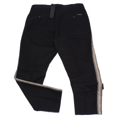 MESSAGERIE 5853Y PANTALONE UOMO BLACK MESSAGERIE COTTON TROUSER MAN