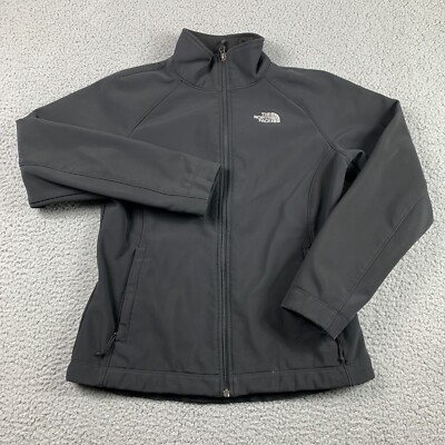 The North Face Jacket Womens Small Black Apex Bionic 3 Full Zip Coat Soft Shell