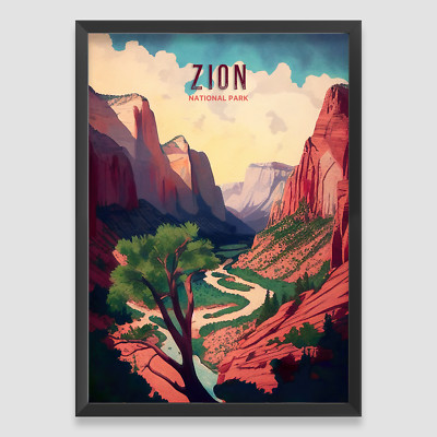 Travel National Park Poster Retro Art Tourism City Holiday Vintage Prints