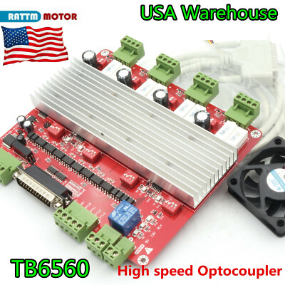（USA） 4 Axis TB6560 CNC Controller Stepper Motor Driver Control Board LPT MACH3