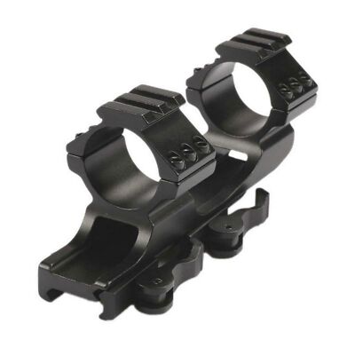 1''/30mm Dual Rings Picatinny Rail Quick Release Cantilever Rifle Scope Mount