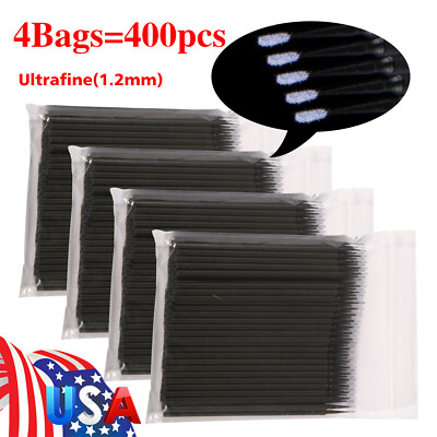 400 Microbrush Micro Brush Applicator Tips (Regular, Fine, Super Fine) Dental US