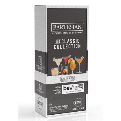 Black + Decker BART101 Cocktail-Kapseln Starterset Cocktail Alkohol Kapseln
