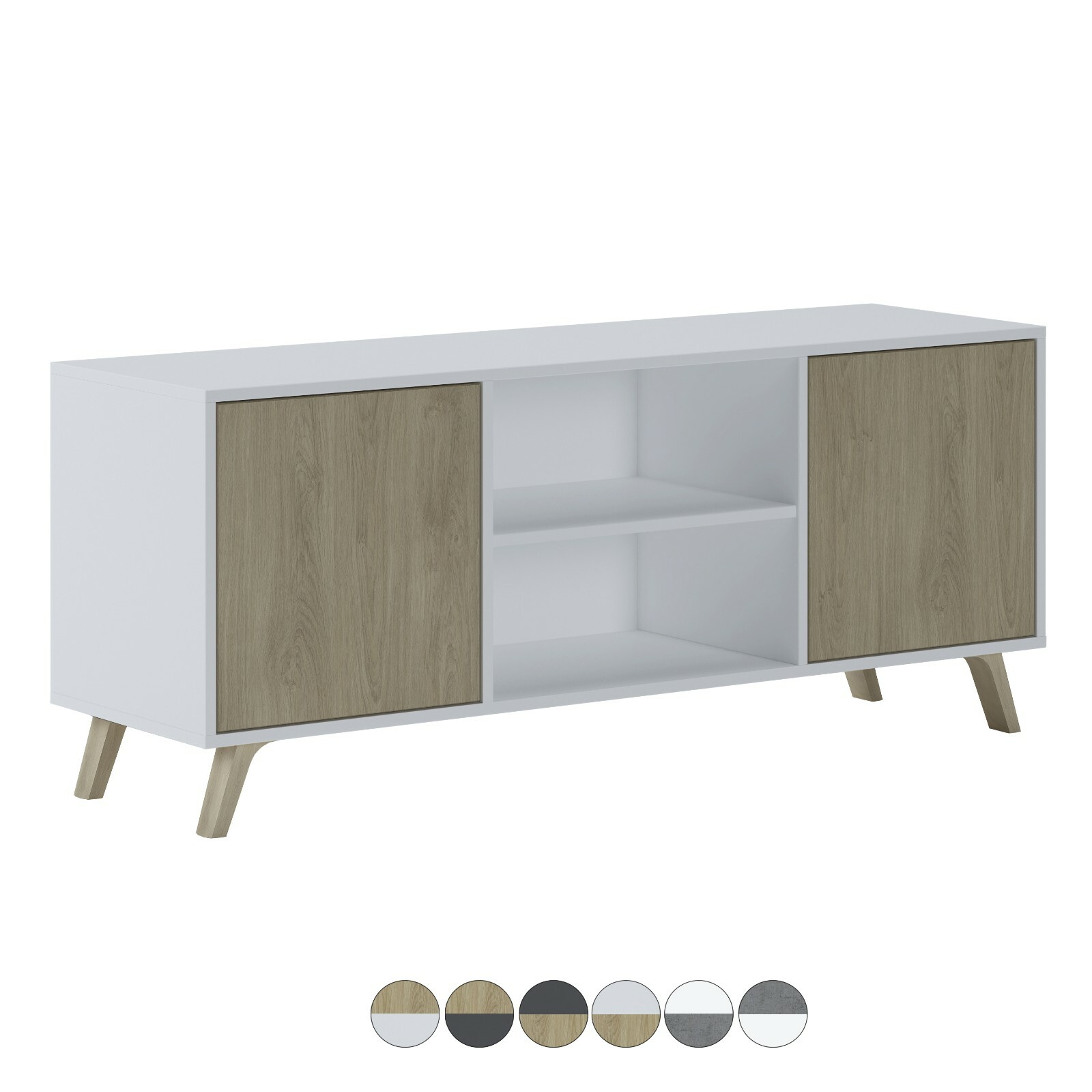 Mueble de comedor salon tv, mueble auxiliar multimedia, modulo para salón, Wind