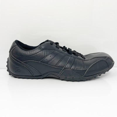 

Skechers Mens Elston 77038 Черная повседневная обувь Кроссовки Размер 11.5, Черный, Elston