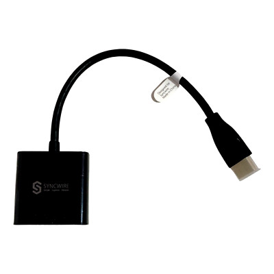 Syncwire HDMI to VGA, 1080P Male VGA Female Adapter