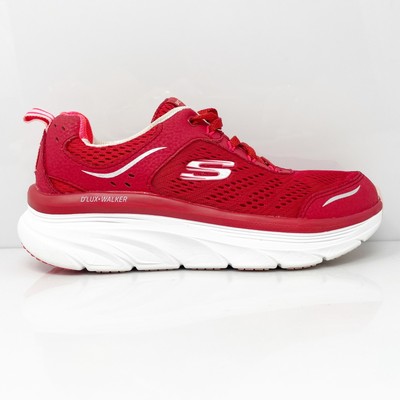 

Skechers Womens D Lux Walker 149023 Красные кроссовки Кроссовки Размер 6.5, Красный, D Lux Walker