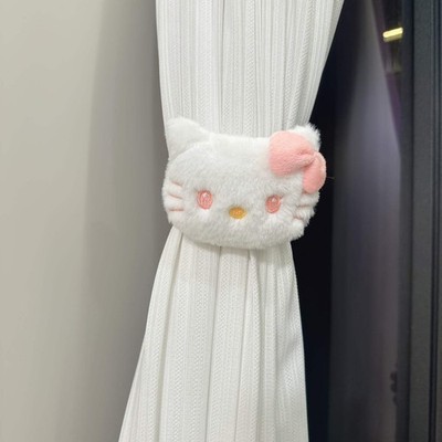 Sanrio for Big Head Hello Kitty Curtain Lanyard-cute Window Decoration, with Ela