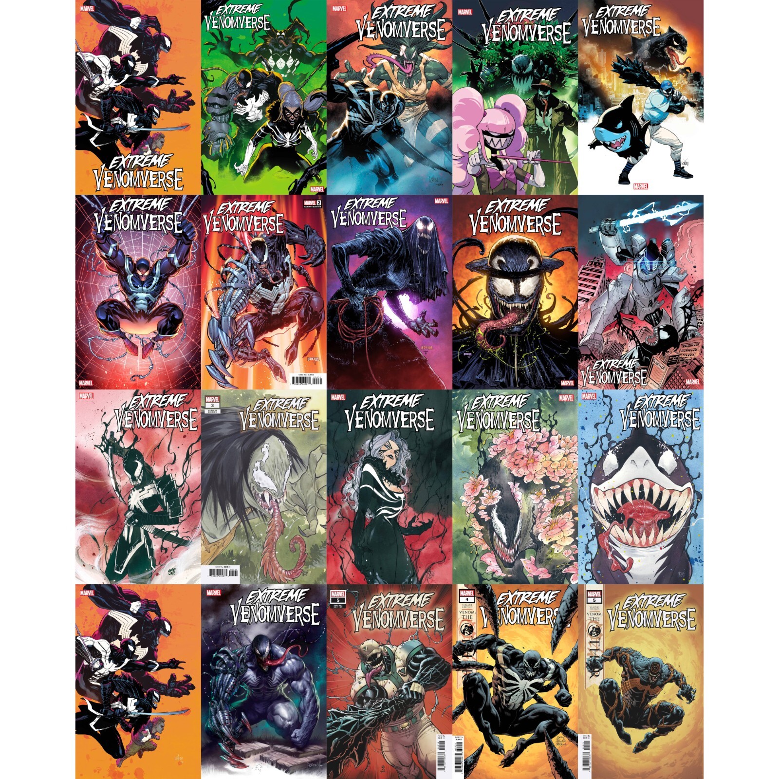 VENOMVERSE #1-5 全巻セット アメコミリーフ 連結ヴァリアント VENOMVERSE #1-5 全巻セット アメコミリーフ 連結ヴァリアント