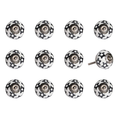 1,5 X 1,5 X 1,5 Белых, Черных И Серебристых Ручек 12 шт.