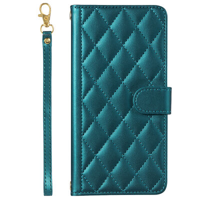 For iPhone 15 Pro Max 14 13 12 11 XR Flip Folio Card Wallet Women Crossbody Case