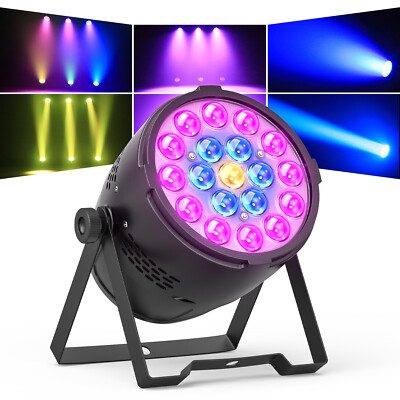 19x15W RGBW Zoom Wash Lamp Moving Head Beam Light DJ Party DMX512 Stage Light