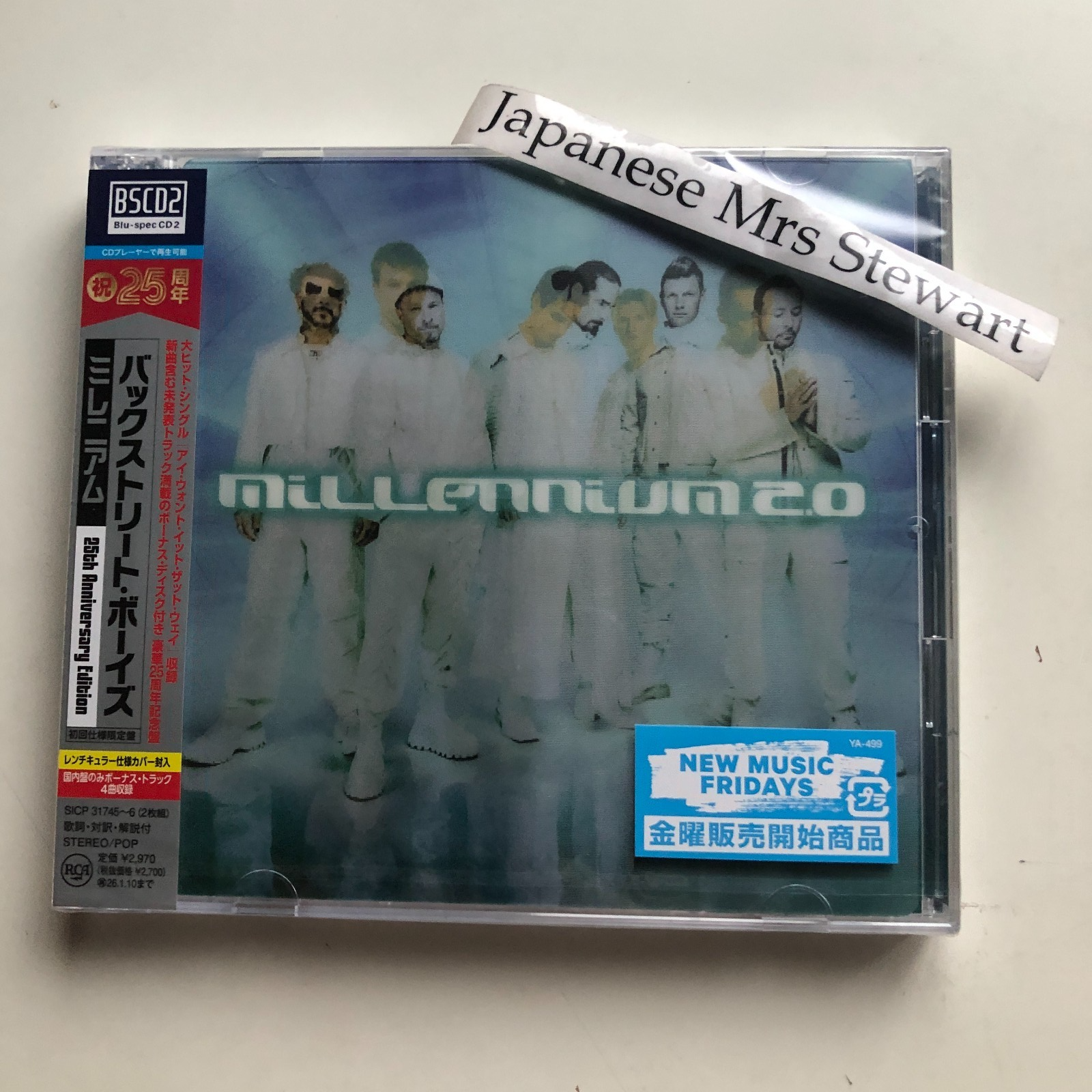 Backstreet Boys Millennium 2.0 25th Anniversary Japan Blu