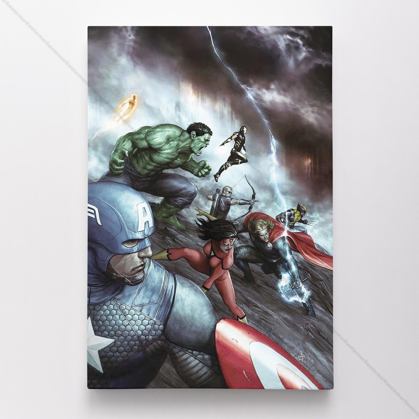 Avengers Poster Canvas Vol 5 #24 Superhero Marvel Comic Book Art Print