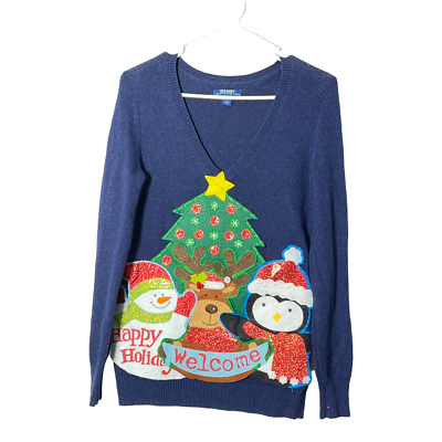 Old Navy womens long sleeve pullover Christmas sweater Size Large