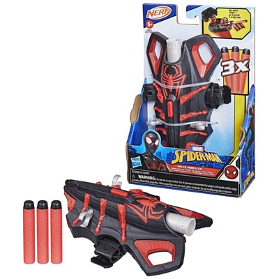  Spider-Man Miles Morales Thwip-Tech Blaster Role Play Toy for Kids 5+