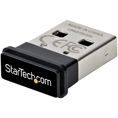 StarTech.com USB Bluetooth 5.0 Adapter, USB Bluetooth Dongle Receiver for