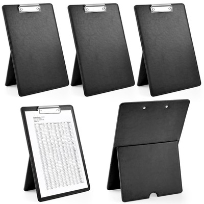 4 Pcs Clip Board Desktop Document Holder Portable Writing Standing Clipboard ...