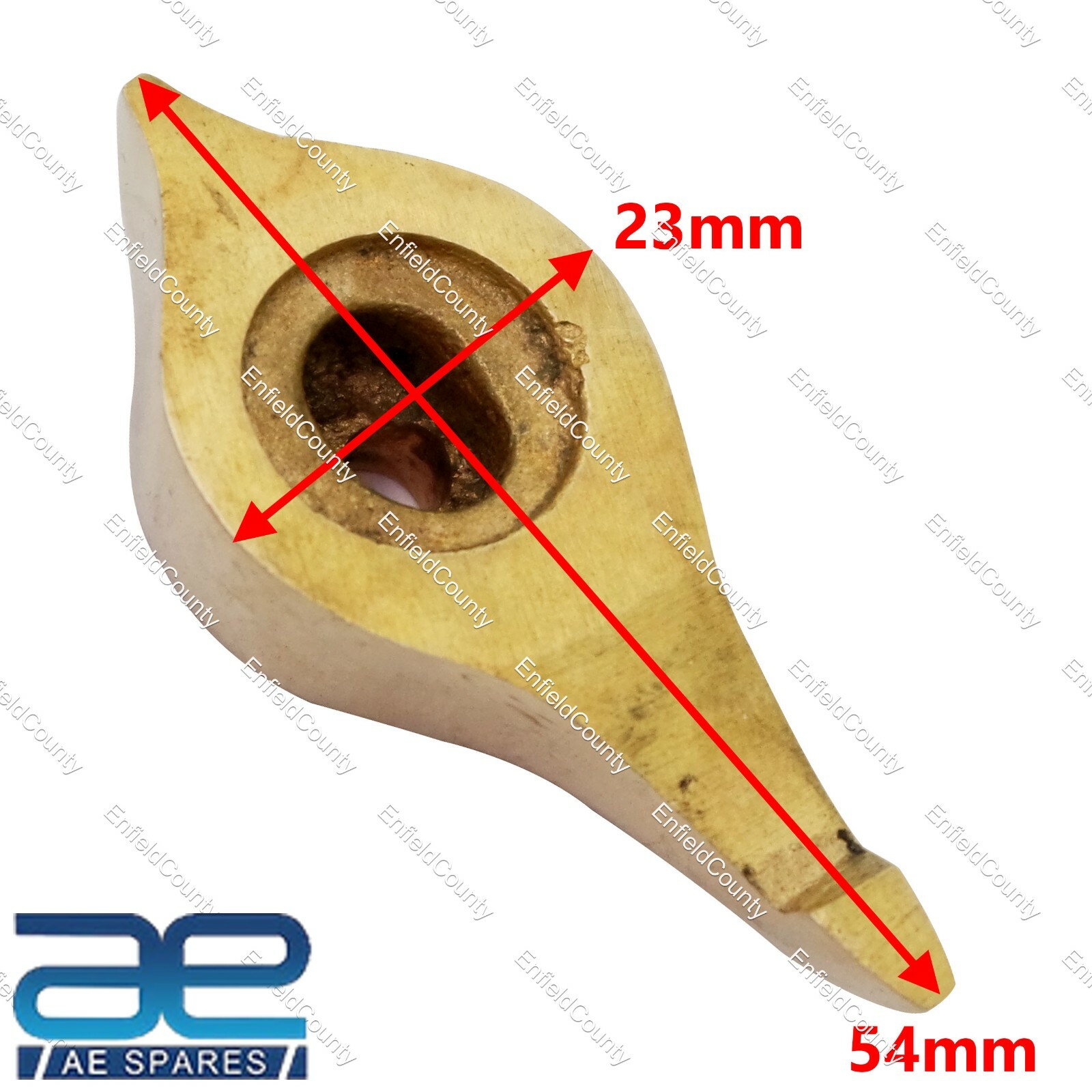 For Norton Royal Enfield Head Lamp Headlight Switch Knob Brass BSA 