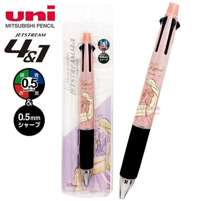 Rapunzel Princess Disney uni Jetstream 4&1 5-way Multi Ballpoint Pen 302488