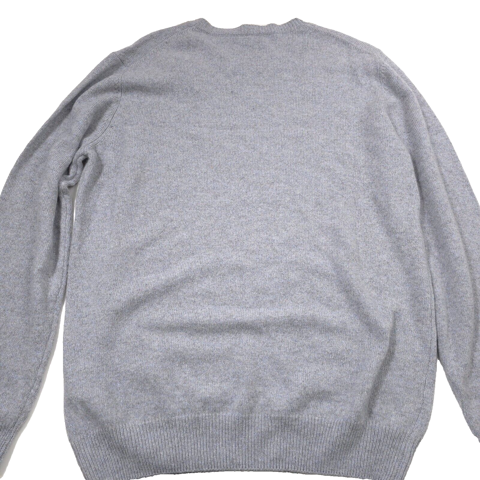 Pre-owned Corneliani $595  Cashmere Blue Gray Crewneck Sweater Mens Size 2xl (italy 54)