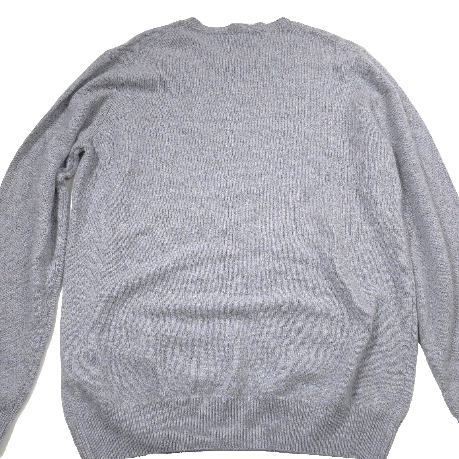 Pre-owned Corneliani $595  Cashmere Blue Gray Crewneck Sweater Mens Size Large (italy 54)