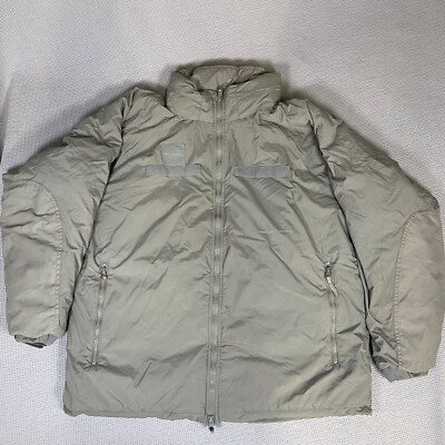 ECWCS Primaloft Level 7 Parka Jacket L7 PCU Gray ACU Cold USGI LARGE REGULAR LR