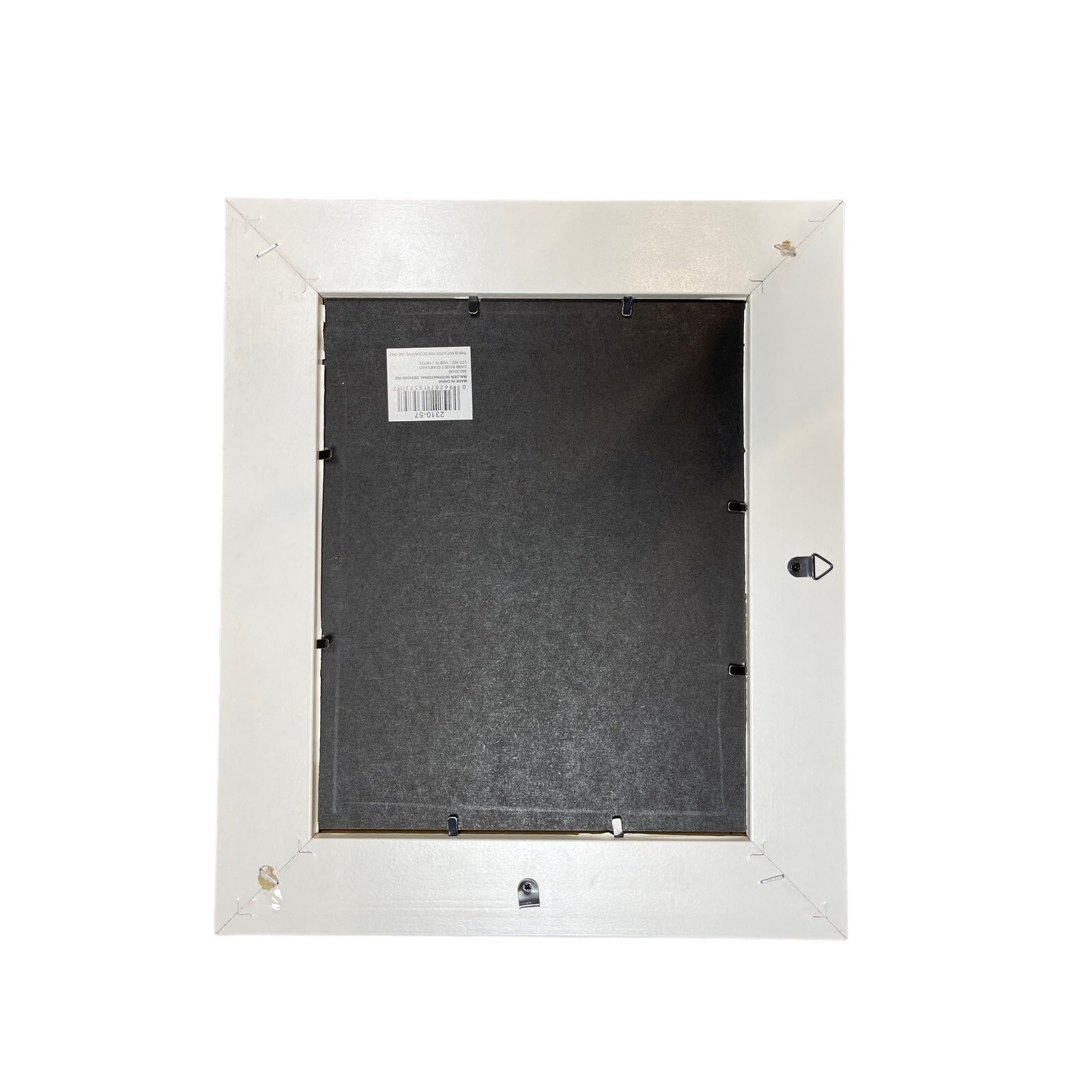 Wooden White Painted Hanging Picture Frame 8x10