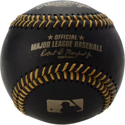 Official Rawlings MAJOR LEAGUE BASEBALL ROMLB BLACK Baseball