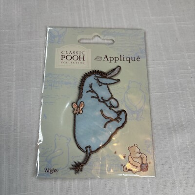 Wrights Disney Home Eeyore Patch Applique Iron On