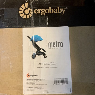 ergobaby metro lightweight baby stroller