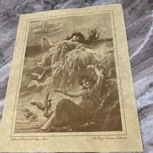 vintage antique Dr PEPPER ポスター6枚セット vintage antique Dr PEPPER ポスター6枚セットの通販 by