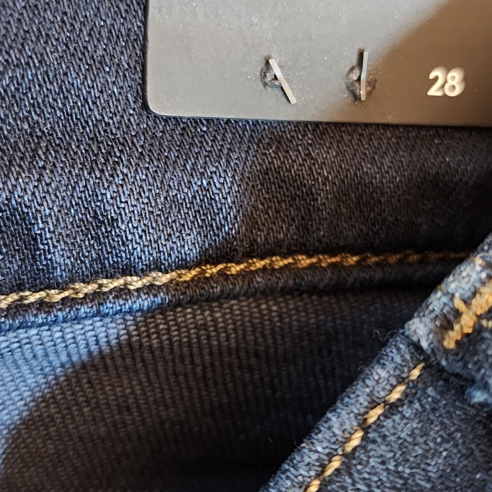 J Brand Maria Flare High Rise Jeans Women's Indigo Denim Button Zip Closure 28 - Picture 17 of 19