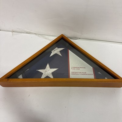STUDIO DECOR Commemorative Flag Display Case (24.3'' x 12.3'' x 2.3'')   NEW