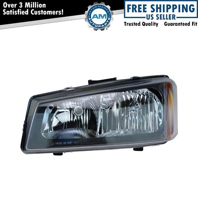 Headlight Headlamp Driver Side Left LH for Silverado Avalanche Pickup Truck