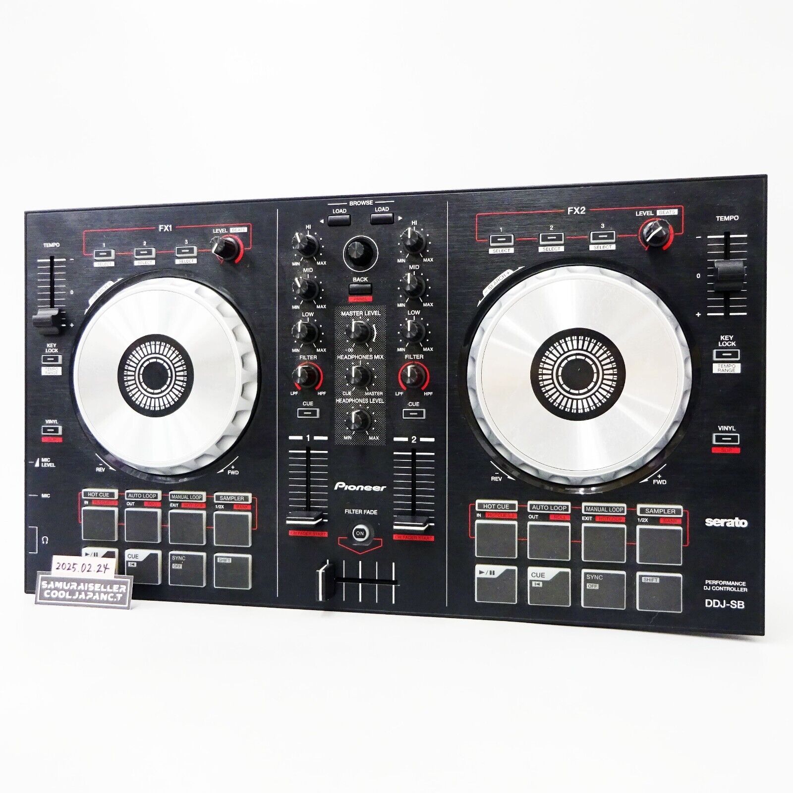 Pioneer DJ DDJ-SB Black Serato DJ Controller from Japan Used Pioneer DJ DDJ-SB Black Serato DJ Controller from Japan Used