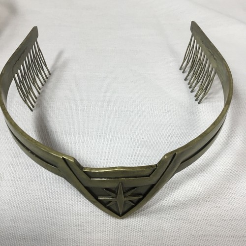 Wonder Woman Tiara Crown Cosplay Headpiece Bioworld DC Comics Burnished Metallic