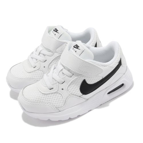 

Nike Air Max SC TDV Белый Черный Ремешок Для Малышей Повседневный Образ жизни CZ5361-102, Air Max Sc Tdv