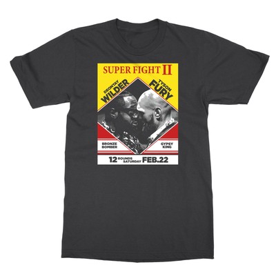 Deontay Wilder vs Tyson Fury Superfight 2 Feb 22 Boxing Fan Fight Men's T-Shirt
