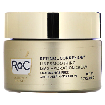 Retinol Correxion, Max Hydration Cream, Fragrance Free, 1.7 oz (48 g)