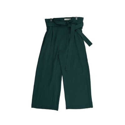 Amanda Uprichard Culottes Pants Womens Size Medium Green Wide Leg High Waist