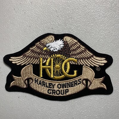 Harley Davidson Owners Group Patch 4.75'' Heritage Eagle HOG H.O.G Motorcycle M