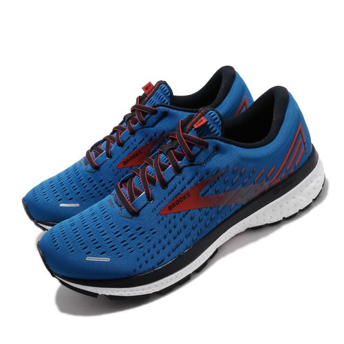 

Мужские шоссейные кроссовки Brooks Ghost 13 Cushion Neutral Blue Red 1103481D-435, Синий, Ghost 13