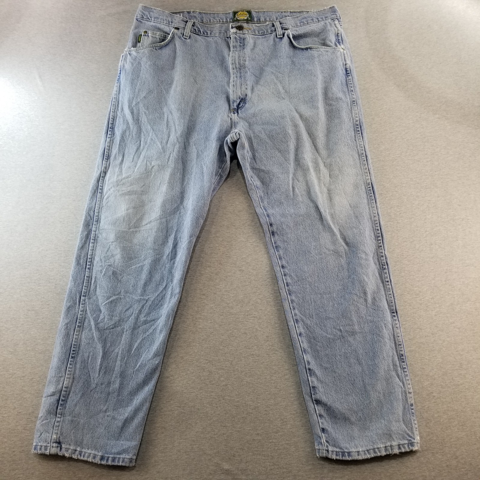 Cabela's Jeans Men's Sz 42X30 Blue Wash 100% Quality Cotton Workwear Normcore