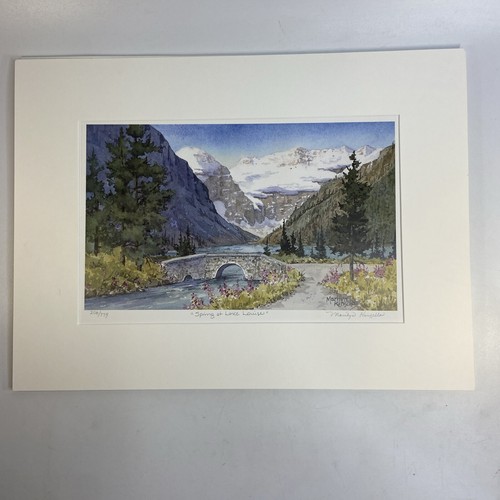 油彩画　『 Lake Louise』 Lake Louise, Alberta, Canada - Ascot Studios