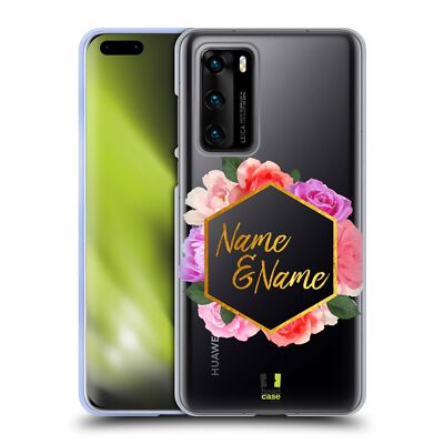 CUSTOM CUSTOMIZED PERSONALIZED COUPLE CASE SOFT GEL CASE FOR HUAWEI PHONES 4