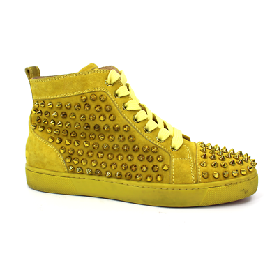 Christian louboutin cheap sneakers gold